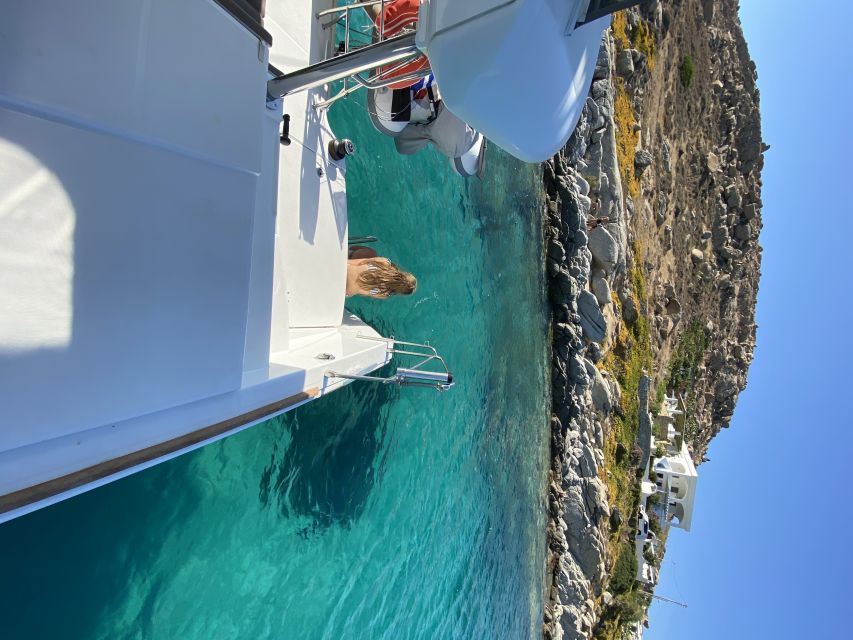 Naxos: Catamaran Sailing Cruise With Swim Stops and Lunch - Cruise Overview