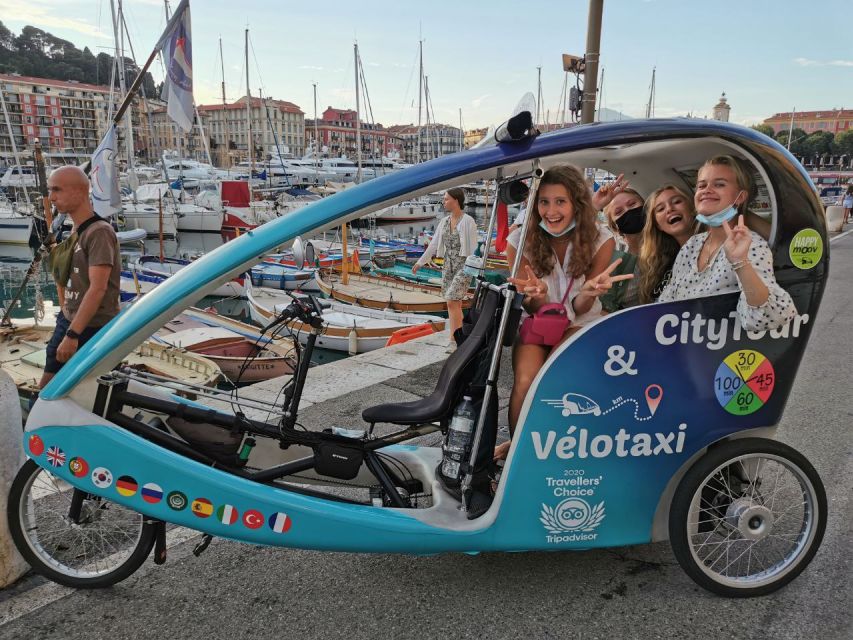 Nice: Private Guided Tour by Electric Bike Taxi - Tour Description