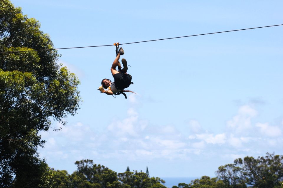 North Maui: 7 Line Zipline Adventure With Ocean Views - Zipline Course Highlights