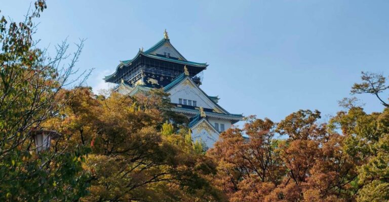 Osaka: Guided Walking Tour to Castle, Shinsekai, & Dotonbori