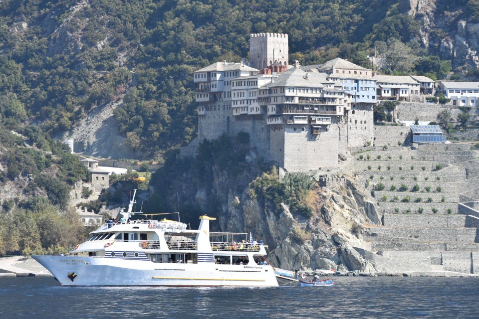 Ouranoupoli: Mount Athos Peninsula Sightseeing Cruise - Cruise Highlights and Features