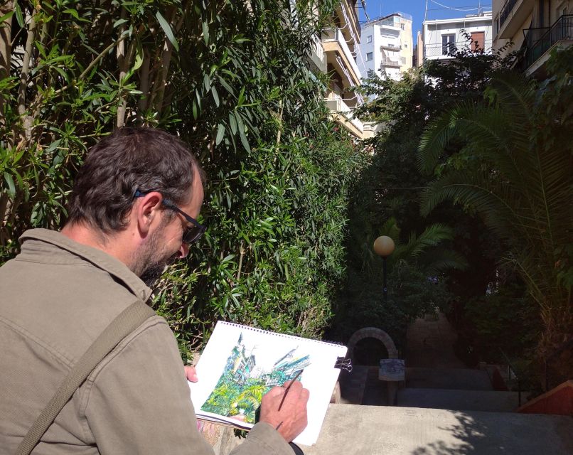 Outdoor Drawing Class in Modern Athens; Pangrati, Metz.. - Pricing and Duration