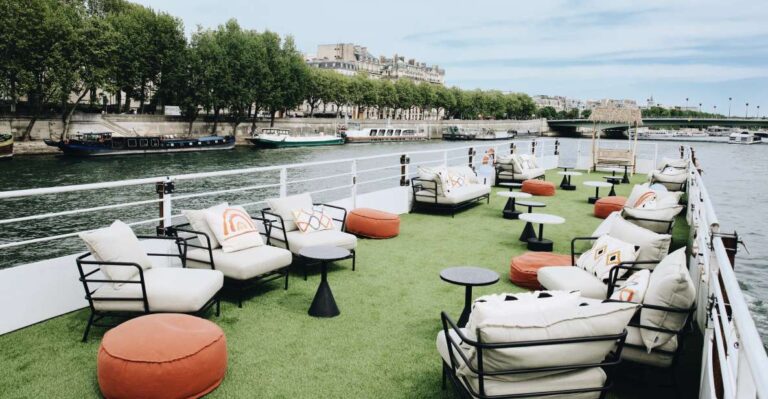 Paris: 3-Course Italian Meal Seine Cruise With Rooftop Views