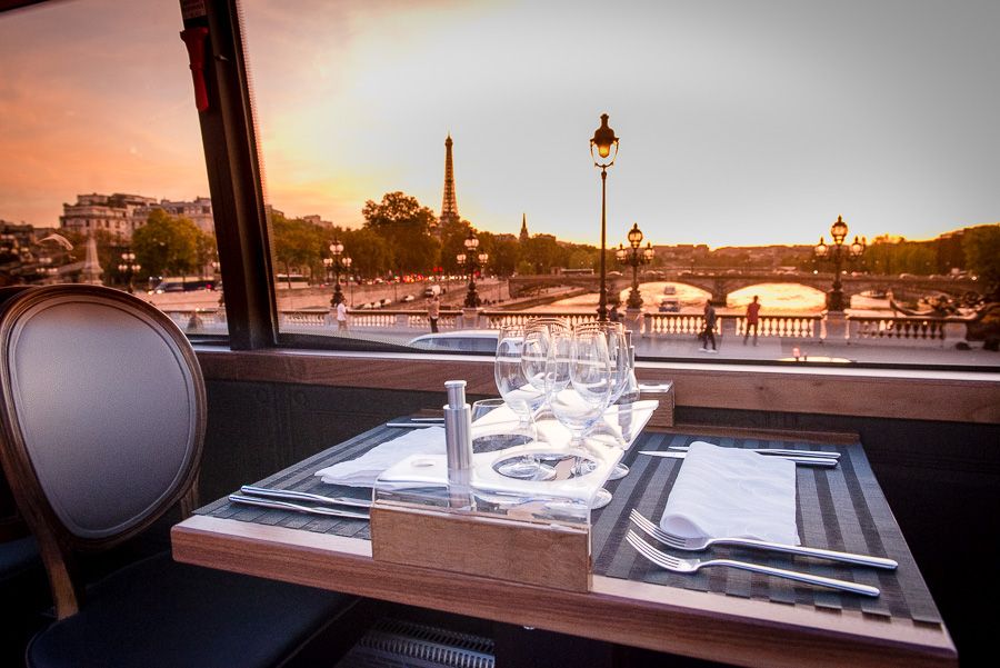 Paris: Bustronome Gourmet Lunch Tour on a Glass-Roof Bus - Tour Overview