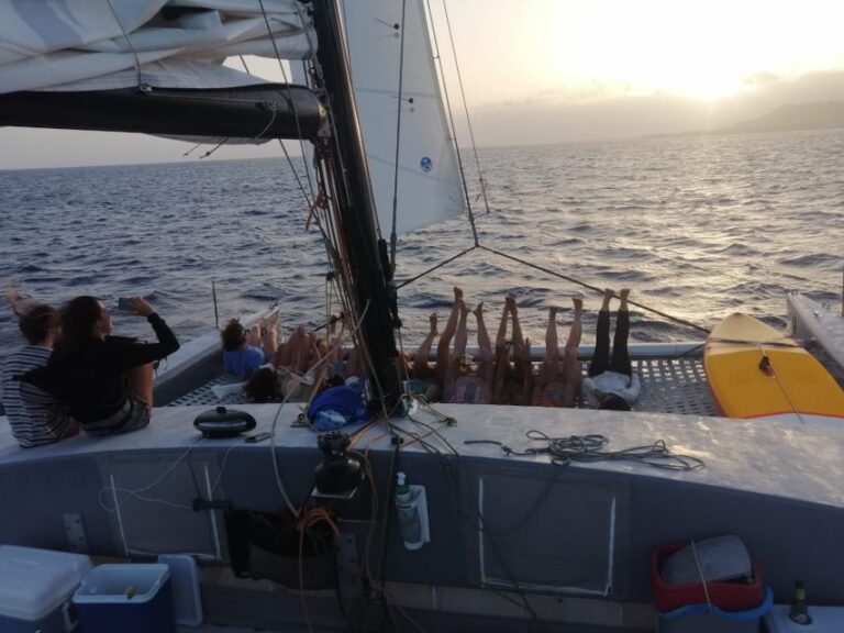 Playa Blanca: Private Catamaran Tour With SUP and Snorkeling