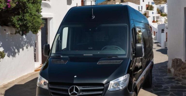 Private Transfer: Mykonos Old Port to Airport With Mini Bus