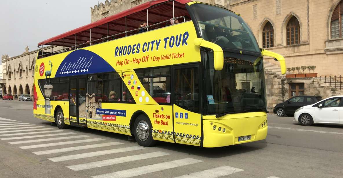 Rhodes: Hop-On Hop-Off City Tour Bus - Tour Highlights and Inclusions
