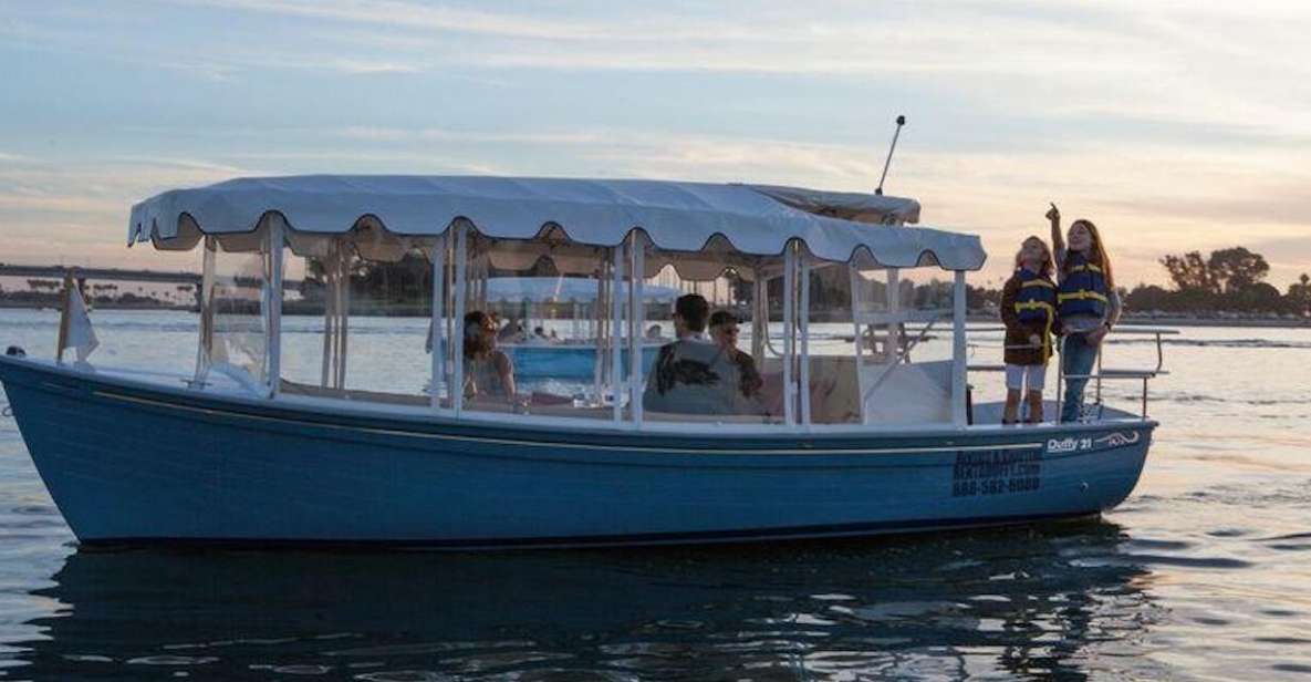 San Diego: Private Sun Cruiser Duffy Boat Rental - Logistics & Regulations