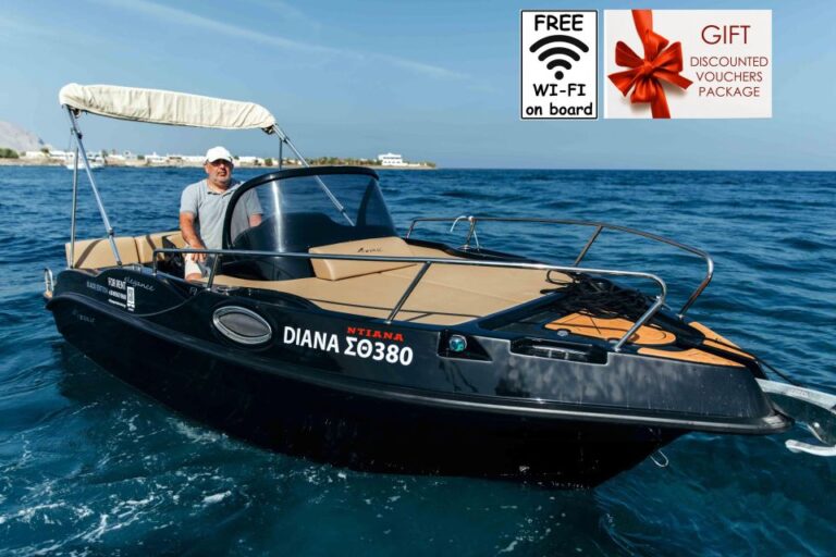Santorini Rent a Boat License Free