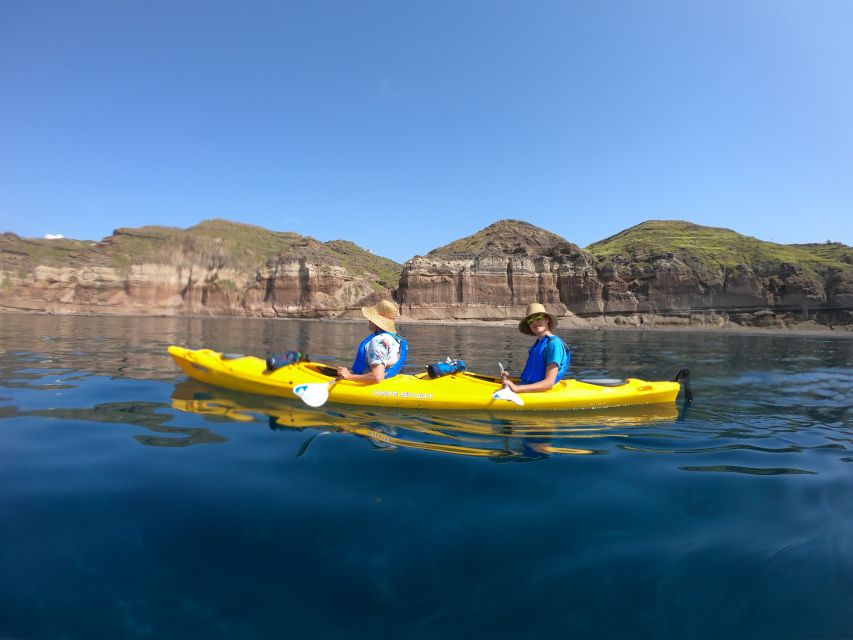 Santorini: Sea Caves Kayak Trip With Snorkeling and Picnic - Activity Details