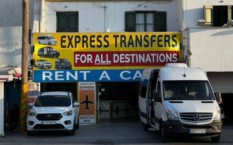 Santorini: Transfer From Port to Airport