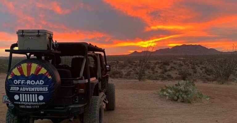 Sonoran Desert: Sunset Jeep Tour With Tonto National Forest