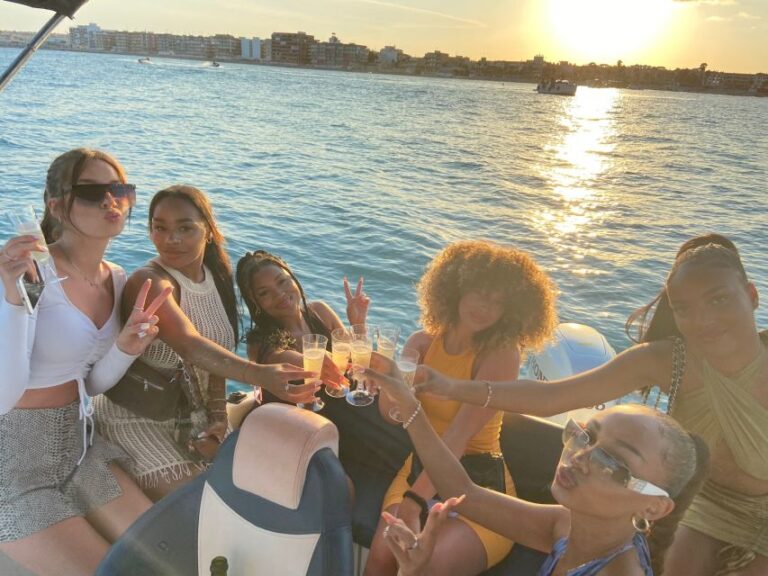 Sunset on a Boat With Cava Included