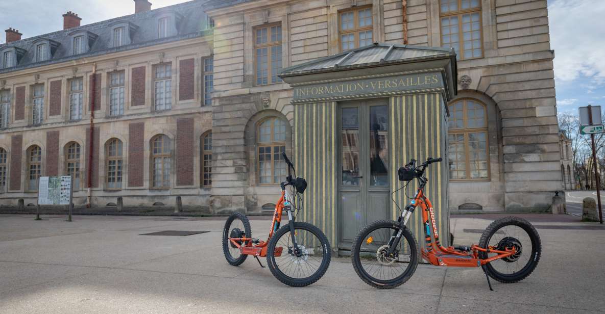 Versailles: Electric Scooter Rental - Detailed Itinerary and Stops
