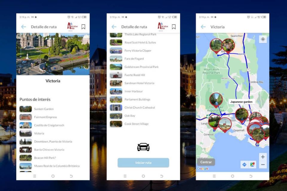 Victoria Self-Guided Tour App - Multilingual Audioguide - Tour Details