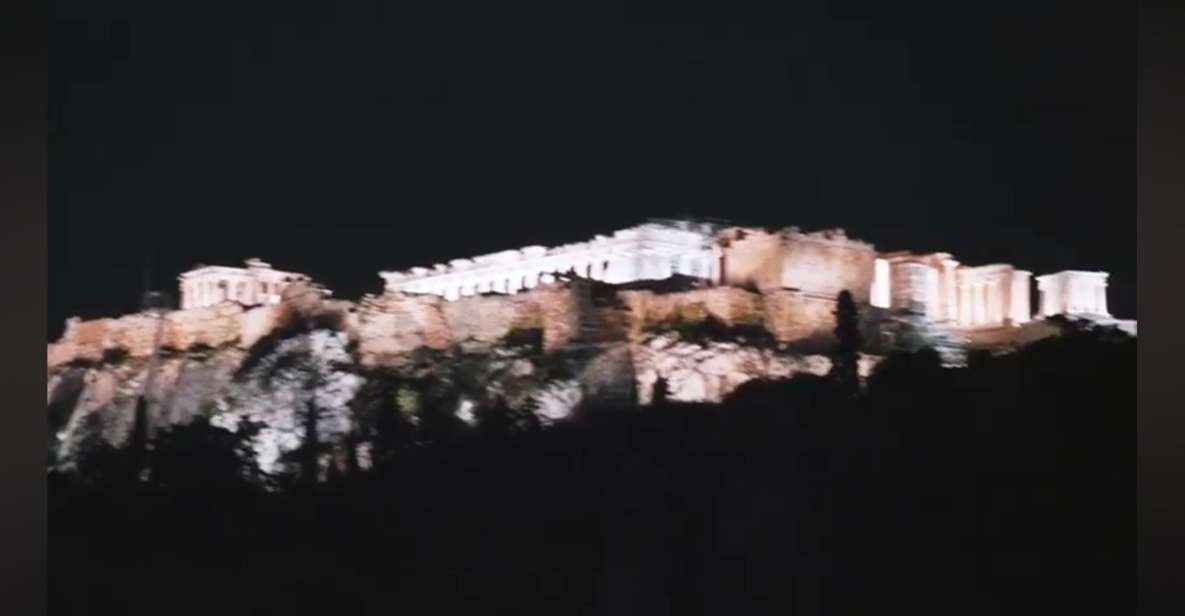 4 Hours Private Night Tour to Athens Landmarks With a Pickup - Inclusions