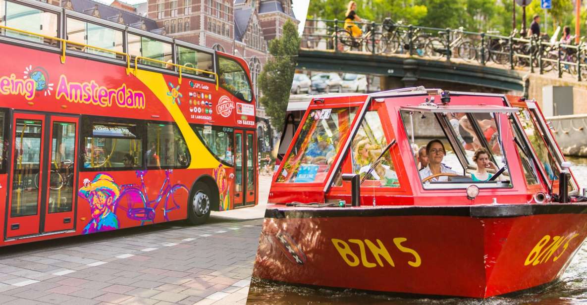 Amsterdam: Hop-On Hop-Off Bus and Boat Options - Experience Highlights