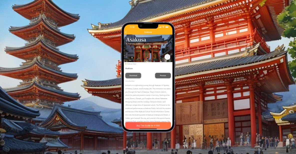 Asakusa（Tokyo）: Smartphone Audio Guide Tour - Important Information