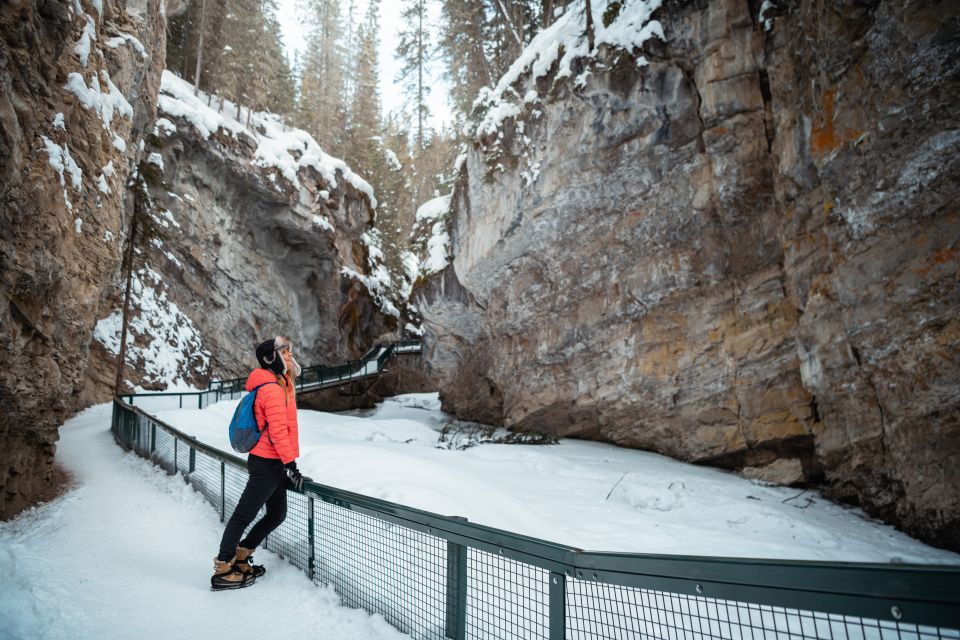 Banff: Morning or Afternoon Johnston Canyon Icewalk - Language and Activity Highlights