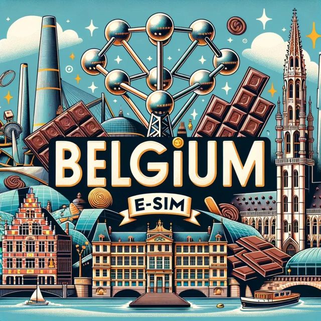 E-Sim Belgium 10 Gb - How to Book E-Sim Belgium