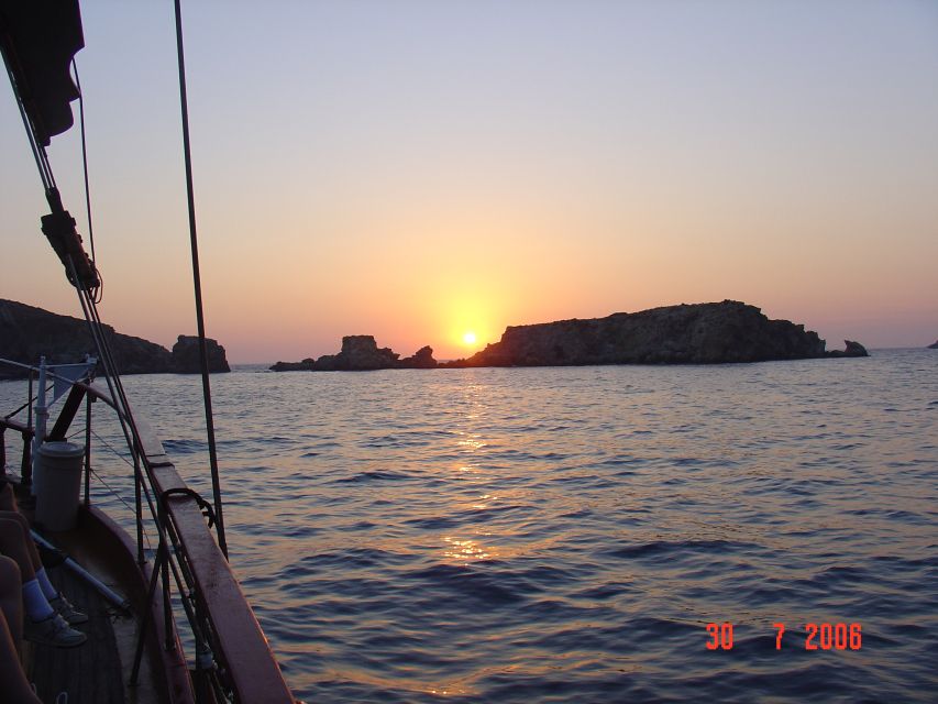From Agia Anna: Sunset Boat Cruise With Refreshments - Inclusions and Exclusions