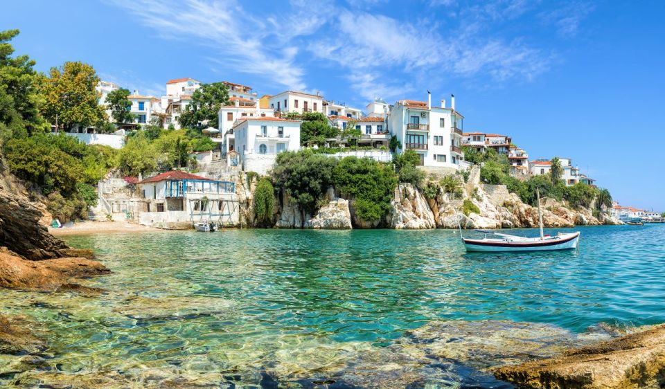 From Katerini: Skiathos Island Day Tour With Swimming - Price and Duration