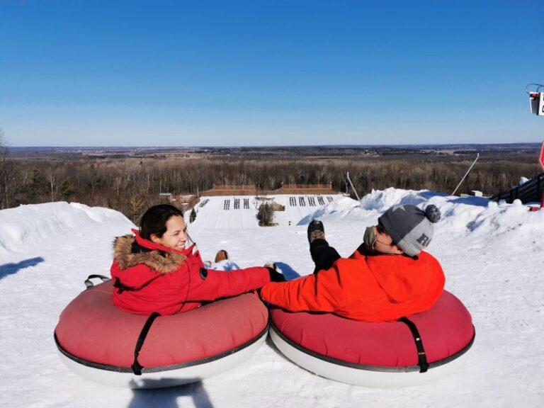 From Toronto: Snow Tubing and Snowshoeing Day Trip