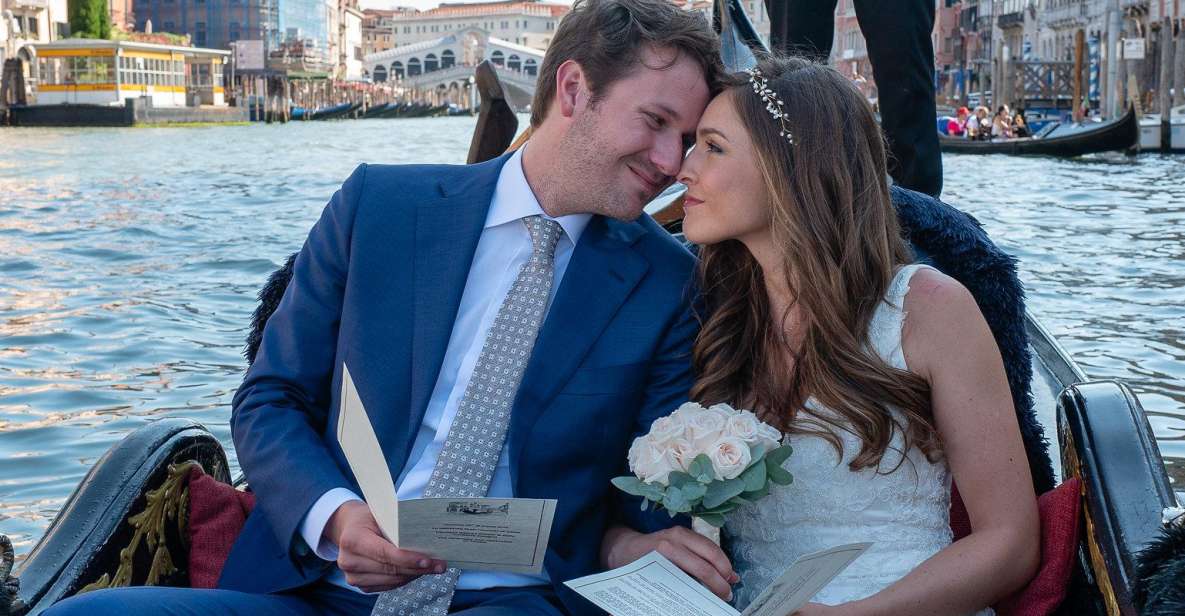 Grand Canal: Renew Your Wedding Vows on a Venetian Gondola - Inclusions and Exclusions