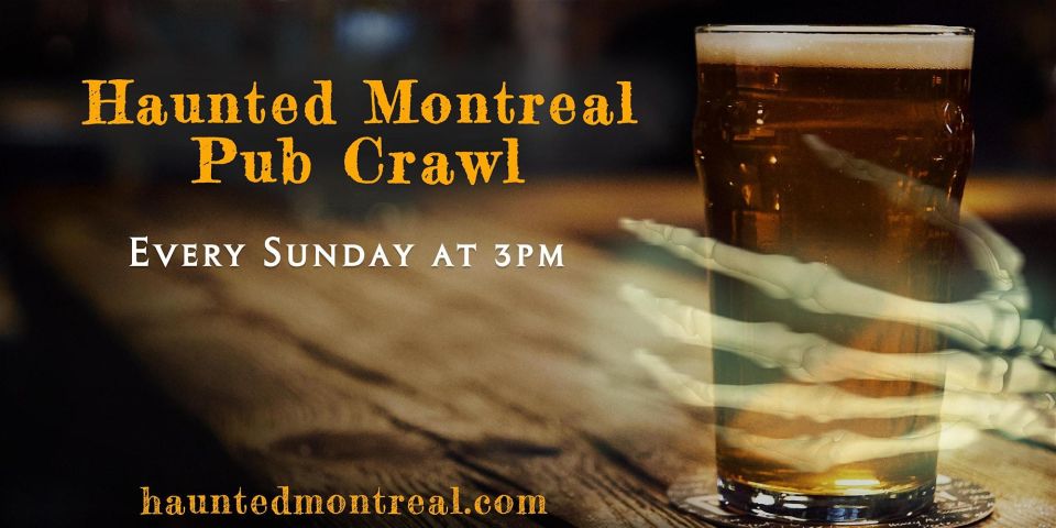 Haunted Montreal Pub Crawl - Booking