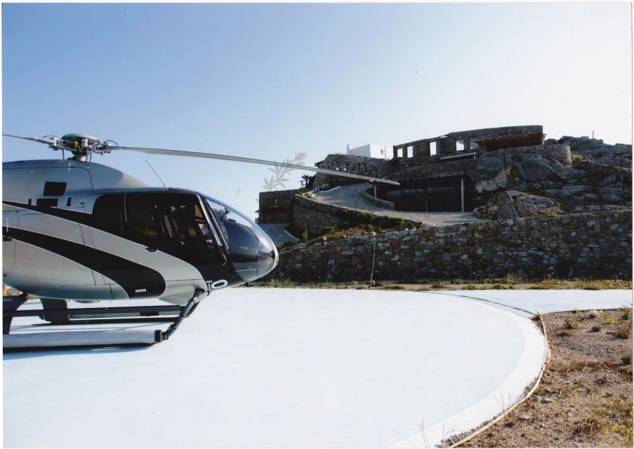 Helicopter Transfer Between Mykonos & Santorini - Destination Information