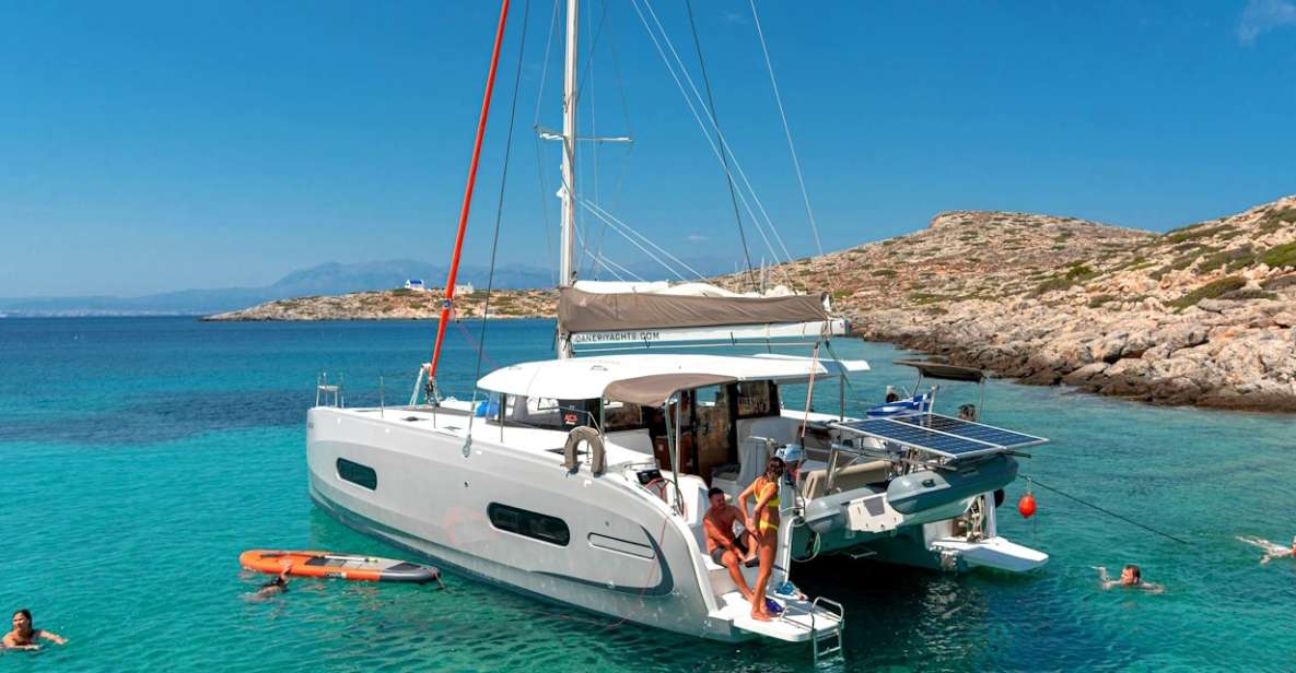 Heraklion: Catamaran Sailing Trip to Dia Island W/Lunch - Itinerary