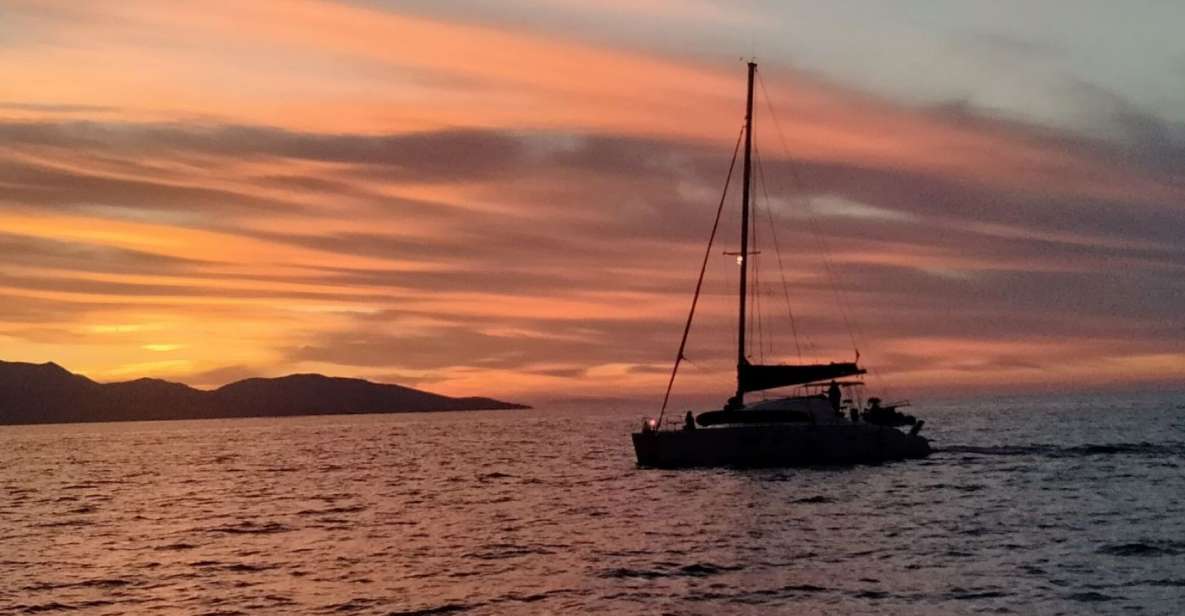 Heraklion: Private Catamaran Dia, Sunset & Appetizers Cruise - Itinerary