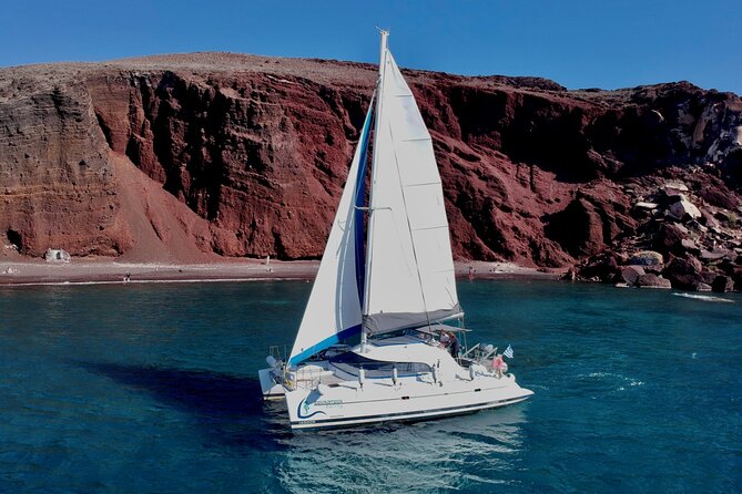 Infinity Blue Semi Private Sunset Cruise With Meal in Santorini - Booking Details and Pricing Information