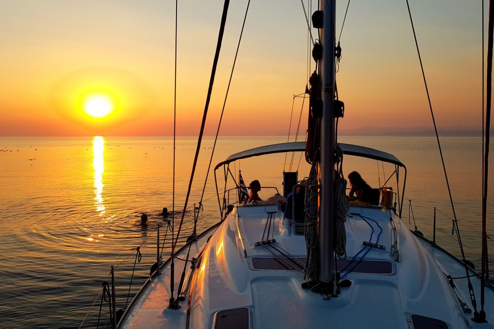 Kassandra: Private Sunset Sailing Cruise With Wine & Fruit - Itinerary