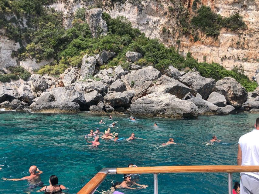 Kefalonia: Ithaca Cruise From Poros Port With Swim Stops - Itinerary
