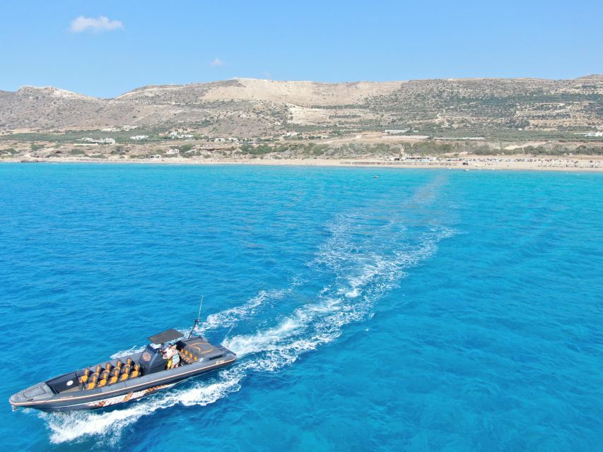 Limeniskos: Gramvousa and Balos Speedboat Tour With Drinks - Itinerary