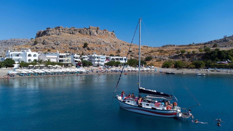 Lindos: Sailboat Cruise With Prosecco and More - Itinerary Highlights