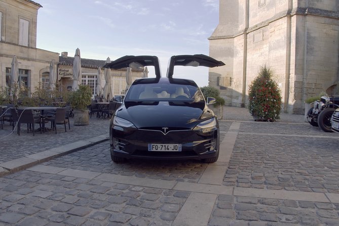 Luxurious Full Day Bordeaux Wine Tour in a Tesla - Tour Duration and Pickup Points