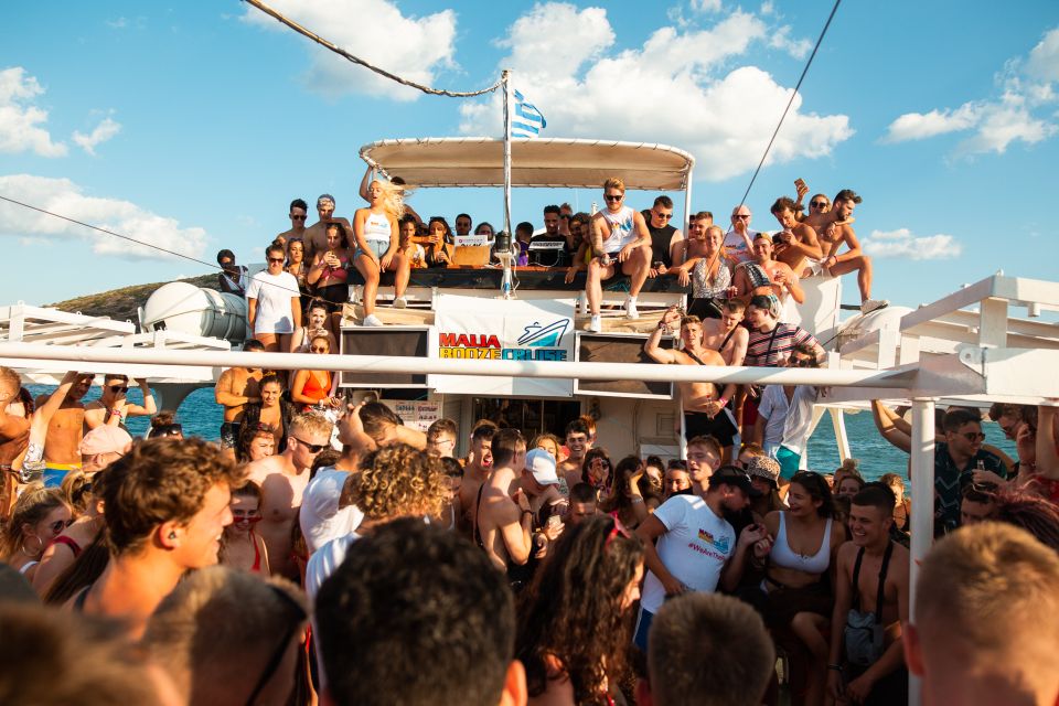 Malia: Booze Cruise Boat Party With Live Dj - Pricing and Duration