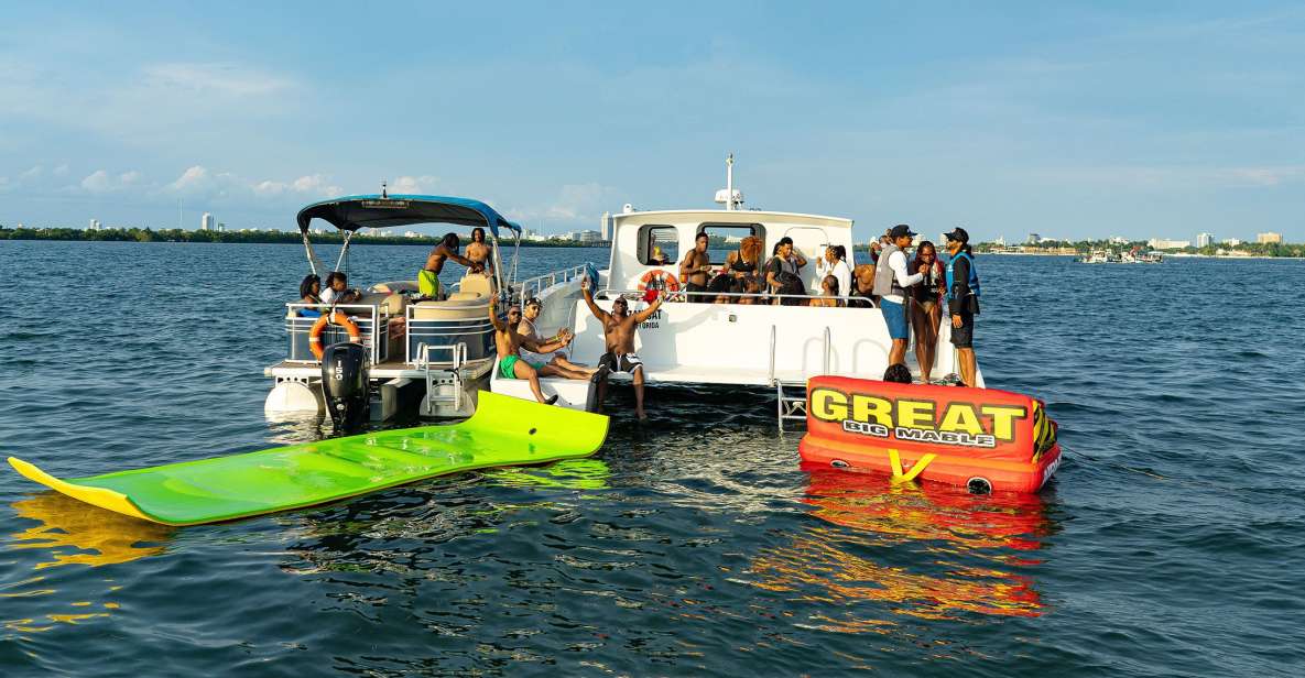 Miami: Day Boat Party With Jet Ski, Drinks, Music and Tubing - Experience Highlights