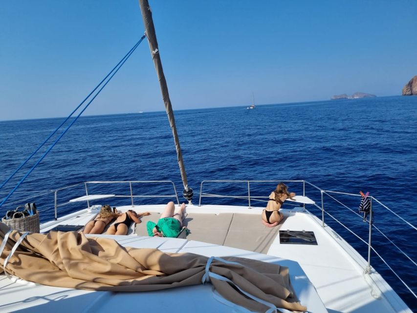 Milos: Kleftiko & Poliegos Catamaran Trip With Meal & Drinks - Activity Highlights