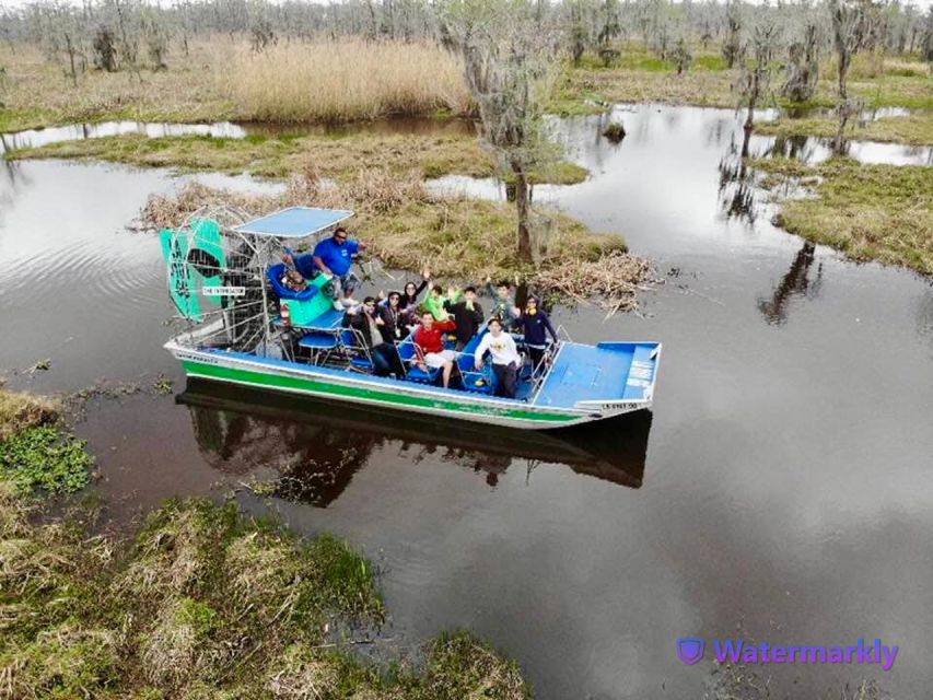 New Orleans: Airboat Swamp & City and Katrina Tour Combo - Live Tour Guide and Pickup Details