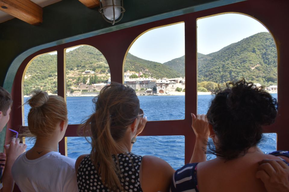 Ouranoupoli: Mount Athos Peninsula Sightseeing Cruise - What to Expect Onboard