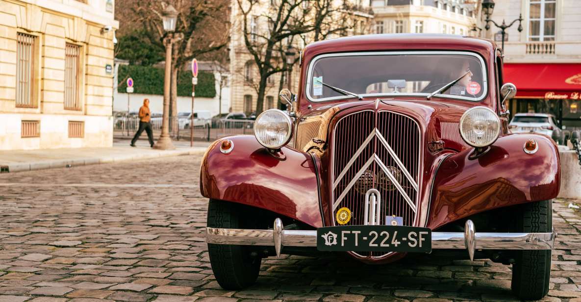 Paris: Private Guided City Tour in a Traction Avant or DS 21 - Tour Highlights