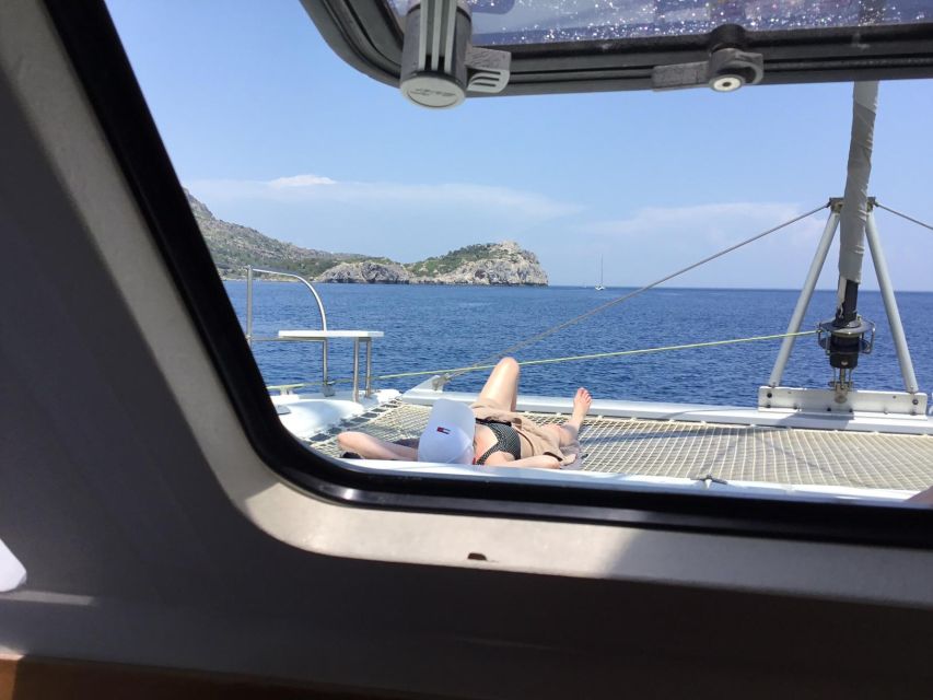 Rhodes: Sailing Catamaran Day Cruise With Food and Drinks - Activities