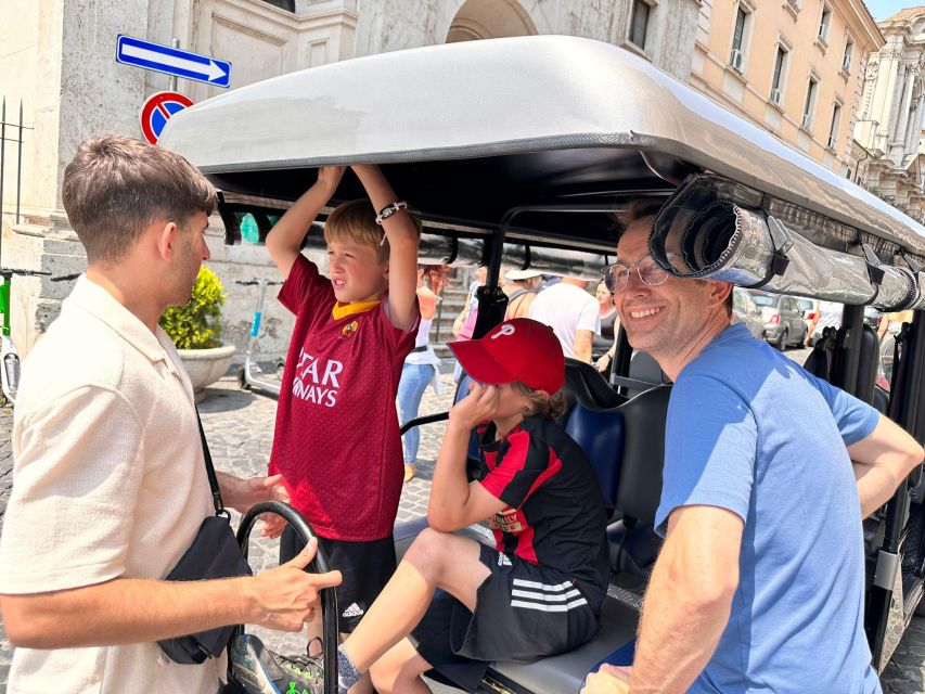 Rome in Golf Cart 7 Hours Unforgettable Full Immersion - Pickup and Accessibility