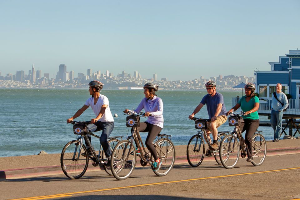 San Francisco: Golden Gate Bike Tour and Alcatraz Ticket - Experience Highlights