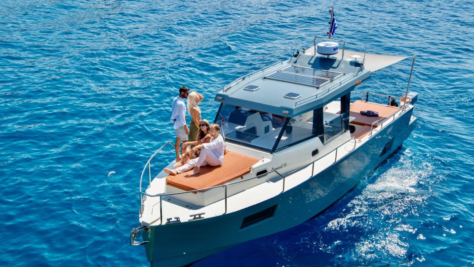 Santorini: Private Diamond 36 Motor Yacht Caldera Cruise - Experience Highlights