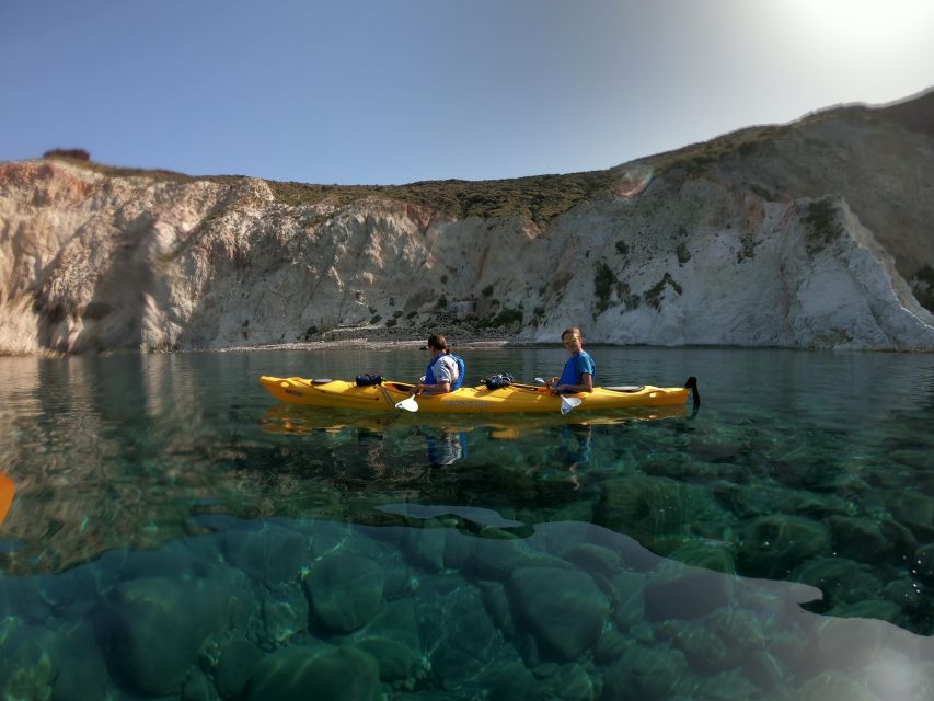 Santorini: Sea Caves Kayak Trip With Snorkeling and Picnic - Tour Highlights