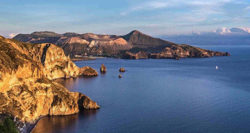 Vulcan and Lipari From Patti - Explore the Eolian Islands